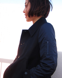 001　WIND TOP HALF COAT