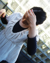 014　CROPPED U-NECK GATHERED TOPS